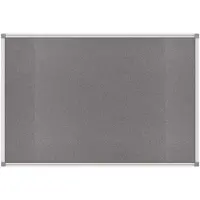 MAUL MAULstandard Pinboard, Textil, 600 x 900 mm, grau