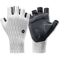 RockBros Road Cycling Gloves Size: M - Black and White