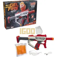 Nerf Pro Gelfire Mythic Blaster, 1,600 Gelfire Rounds, Hopper, Rechargeable Battery, Eyewear