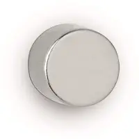 MAUL Neodym-Scheibenmagnet, 12 mm, Haftkraft: 5,3 kg, silber