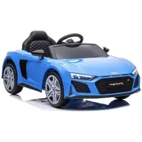 Lean cars Single electric car for children AUDI R8 A300, blue