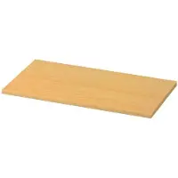 Hammerbacher Abdeckplatte Buche 80,5x43 cm 2,5 cm hoch für 80 cm Korpus Modell 2AP08