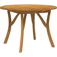 Syfax Gartentisch Ø 110 cm Massivholz Akazie