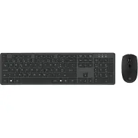 Conceptronic Kabellose Tastatur- und Maus-Kombination, Portugiesisches Layout, Volle Größe (100%), Kabellos, RF Wireless, QWERTY, Schwarz, Maus enthalten
