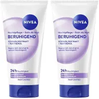 Nivea Beruhigende Nachtpfl.24h Feucht.+reg.sens.H. 2x 2x50 ml Nachtcreme