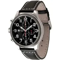 Zeno-Watch Basel Zeno-Watch - Armbanduhr - Herren - Chrono - Oversized Pilot - 8557TVD-Left-a1