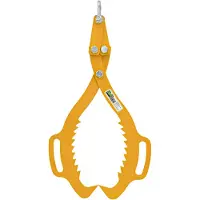 Baumarktplus Forstzange 500 kg Zugkraft für Baumstämme bis 520 mm Hebezange 2 Klemmdorne R...