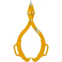 Baumarktplus Forstzange 1000 kg Zugkraft für Baumstämme bis 640 mm Hebezange 2 Klemmdorne ...