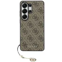 GUESS - Hardcase 4G Classic Logo Charm (GUHMS26LGF4GBR) - Samsung Galaxy S26 Ultra - Brown