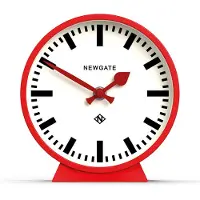 Newgate M Kaminsims-Eisenbahnuhr in Rot