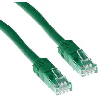 ACT CAT6A UTP 15m, 15 m, Cat6a, U/UTP (UTP), RJ-45, RJ-45, Grün
