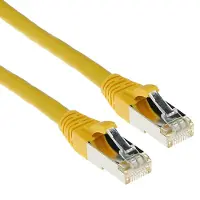 ACT RJ-45/RJ-45, Cat.6a, 15.0m, 15 m, Cat6a, RJ-45, RJ-45, Gelb