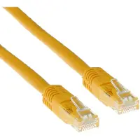 ACT CAT6A UTP 20m, 20 m, Cat6a, U/UTP (UTP), RJ-45, RJ-45, Gelb