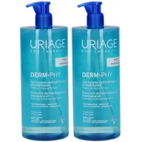 Uriage Derm-Phy Duschgel 2x 2x1 l Gel