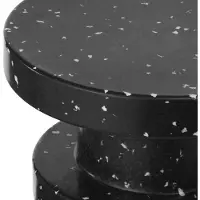Normann Copenhagen Hocker Bit Stack, schwarz, Höhe 42 cm - , Bit Stack, Schwarz, für Wohnzimmer, Kunststoff
