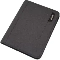 Alassio Orgamappe "OLBIA", DIN A4, anthrazit aus Polyester und Finetouch-Lederimitat