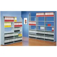 Kerkmann Büroregal Dante, Eckregalfeld, H 1900 x B 600 mm, ohne Rückwand, lichtgrau