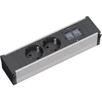 Bachmann CONI 2x Schutzkontakt 2x CAT6 GST18