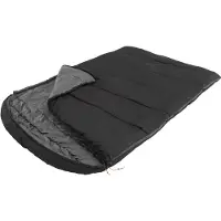 Easy Camp Schlafsack Raven Square Double 5?C (schwarz, Modell 2025)