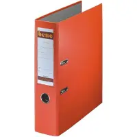 Leitz 291400OR, A4, Partikelbord, Karton, Papier, Kunststoff, Orange, Porträt, 600 Blätter, 80 g/m²