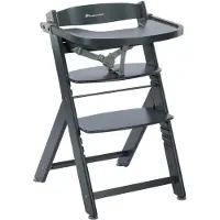 Bebeconfort Timba 2 Mitwachsender Hochstuhl, 6+ Monate, Bis 110 kg, Ergonomischer Baby & Kinderhochstuhl Holz, Fast alle Esstische, Natural Wood