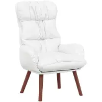 vidaXL Relaxsessel Weiss Kunstleder