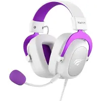 Havit H2002d, Kabelgebunden, Gaming, 20 - 20000 Hz, Kopfhörer, Violett, Weiß