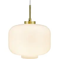 Dyberg Larsen - ARP D25 Opal Pendelleuchte - Messing