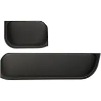 Contour Design Design Wrist Rest set for RollerMouse Pro3 Long+Short, Schwarz, China, 128 g, 2 Stück(e), 80 mm, 400 mm