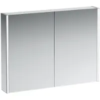 Laufen Frame 25 Spiegelschrank, Beleuchtung senkrecht, Anschlag aussen, 750x150x1000