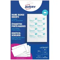 Avery Einsteckschilder