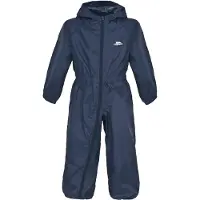 Trespass Button - Childs Unisex Rain Suit navy blue (NBL) 4