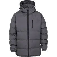 Trespass Herren Warme Gepolsterte Wasserdichte Regenjacke Mit Abnehmbarer Kapuze