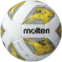 Molten Hallenfußball A3135 Latex/Polyurethan weiß/gelb Größe 5