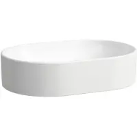 Laufen Savoy Waschtisch-Schale, 380x550x130mm, oval, ohne Überlauf, H8129440001121, Farbe: Weiß