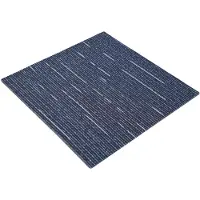 vidaXL Teppichfliese Gestreift Blau 50 x 50 cm 20 pcs PP und Bitumen