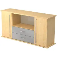 Hammerbacher Sideboard 2 Türen, 2 Schübe RE Ahorn/Ahorn
