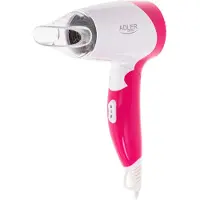 Adler AD 2259, Pink, Weiß, Kunststoff, Hängeschlaufe, 1,7 m, Schieber, 1200 W
