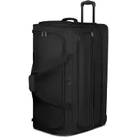Redolz Reisetasche Trolley Duffle Essentials Wheeled Duffle Exp. Black schwarz 80cm