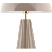 Leitmotiv - Tischleuchte Amplio Xl - Grau - Ø30cm Tischlampe - Nachttischlampe, Wohnzimmer, Schlafzimmer