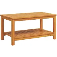 vidaXL Beistelltisch Öl-Natur 90 x 50 x 45 cm Massivholz Akazie