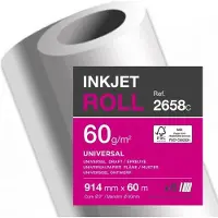 Clairefontaine Inkjet-Plotterrolle, (B)914 mm x (L)60 m
