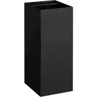 Laufen Kartell Waschtisch freistehend, ohne Hahnloch, ohne Überlauf, 375x435x900, H8113310201121, Farbe: Schwarz glänzend