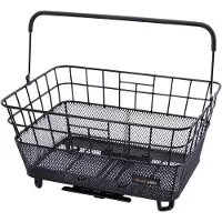 Atranvelo Fahrradkorb Bring L AVS schwarz 32x43 5x22 cm