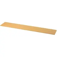 Hammerbacher Abdeckplatte aus Buche, 240,5 cm lang, 43 cm breit, 2,5 cm hoch, Modell 2AP24