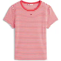 Tommy Hilfiger Tjw Slim Essential T-shirt Red/stripe Größe: XS | Hemden Outlet | Damen | Rot