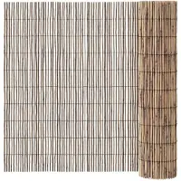 vidaXL Gartenzaun Natur