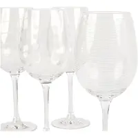MIKASA Weinglas-Set de Cheers Crystal, 450 ml, silber, 4 Stück (Pack de 1)