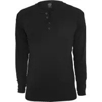 Urban Classics T-Shirt "Herren Basic Henley L/S Tee" 1 Stk.