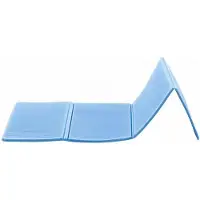 Softee Moderne Ergonomische Matratze für Erwachsene Biegsam Leichtgewicht 120 x 50 cm Blau